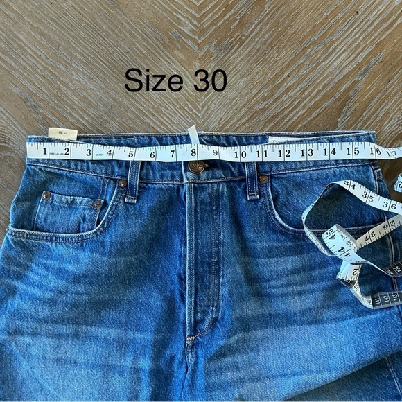 RAG & BONE Nina High Rise Ankle Cigarette Straight Leg Jeans Monty NWT - Picture 9 of 10